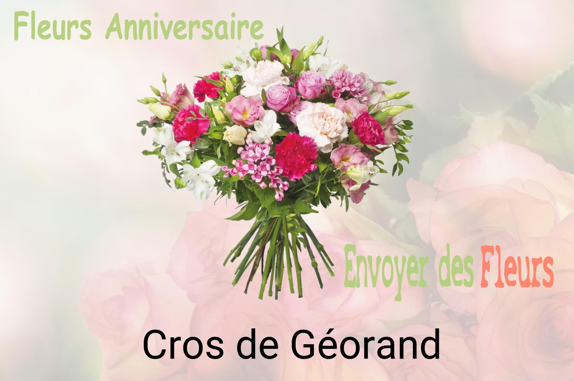 Bouquet de fleurs d’anniversaire livré à Cros-de-Géorand